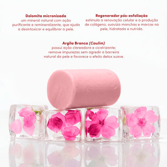 Benefícios do Sabonete Esfoliante Rosa Mosqueta com argila branca